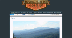 Desktop Screenshot of mountainaireinn.com