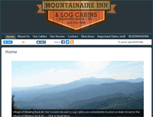 Tablet Screenshot of mountainaireinn.com